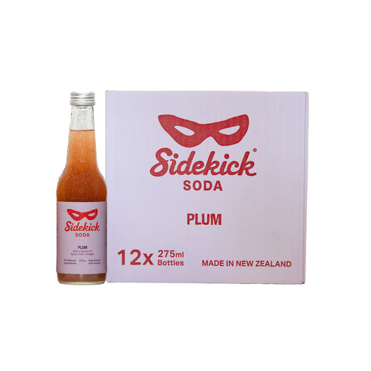 Sidekick Soda - Plum (12 Box)