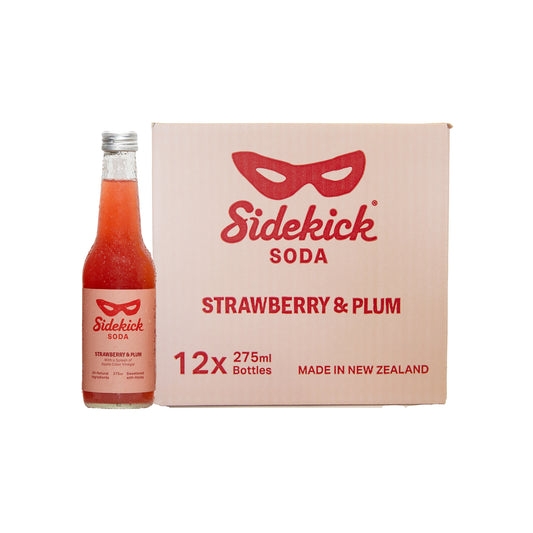 Sidekick Soda - Strawberry (12 Box)