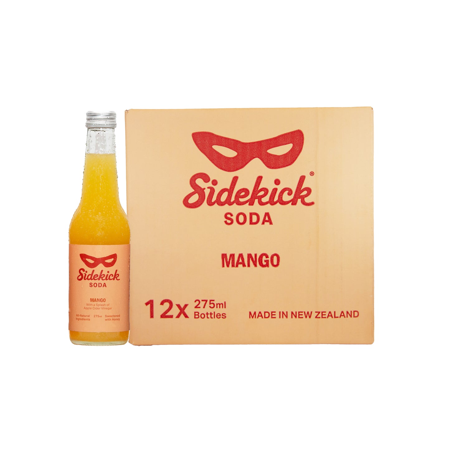 Sidekick Soda - Mango (12 Box)